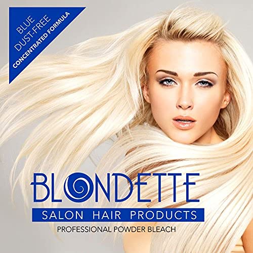 Blondette Professional Powder Bleach, 460g Blue Dust-Free