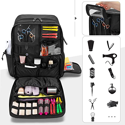 BAFASO Large Capacity Barber Case with Tool Storage