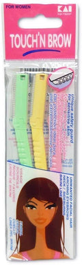Touch N Brow Eyebrow Shaper, Razor, Shaver - 10pk