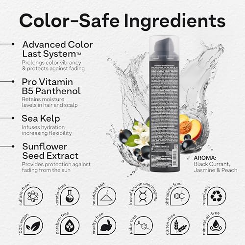 Colorproof All Around Working Hair Spray 9 Fl. Oz. Hair Spray Flexible Hold with Black Currant, Jasmine & Peach Scent, Sulfate Free Hairspray