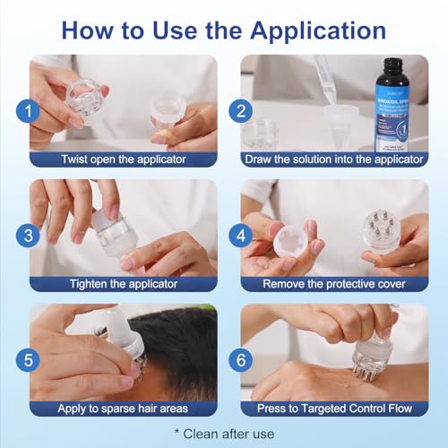 Minoxidil Hair & Beard Growth Spray 8-Pack | Fast-Absorbing 5% Solution for Thinning & Hair Loss