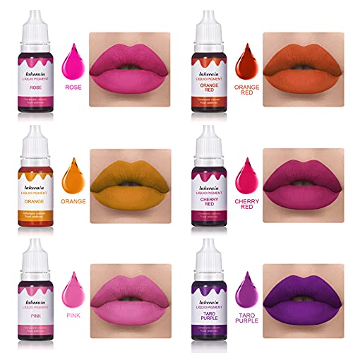 12-Color Liquid Lip Gloss Pigment Set for DIY Cosmetics