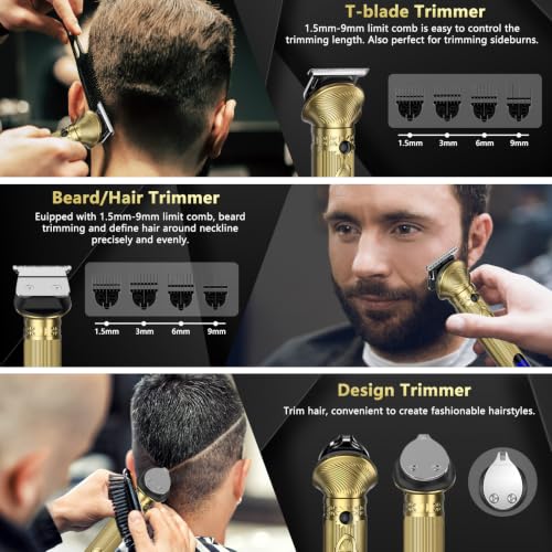 GSKY 6-in-1 Beard Trimmer & Body Hair Grooming Kit for Men