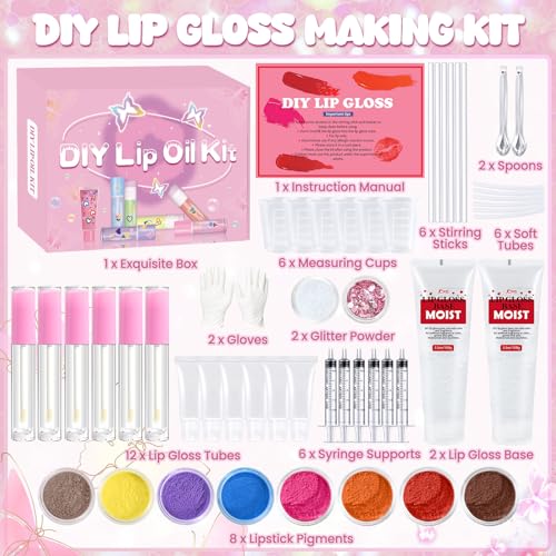 DIY Lip Gloss Making Kit for Teens & Adults