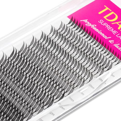 TDANCE Premade Anime Lash Extensions - Plume Flake, 0.07-C, 8-15mm