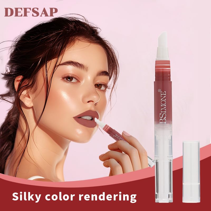 Non-Sticky Mousse Lip Gloss - Semi-Matte, Waterproof & Long-Lasting