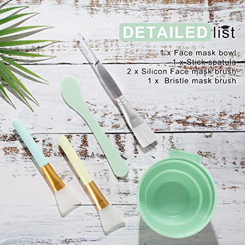 Face Mask Mixing Bowl Set - 5 in 1 DIY Applicator Kit
