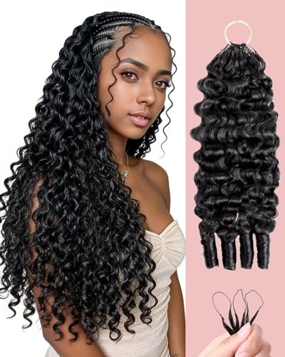 18 Inch Human Crochet Hair Burmese Curly for Black Women