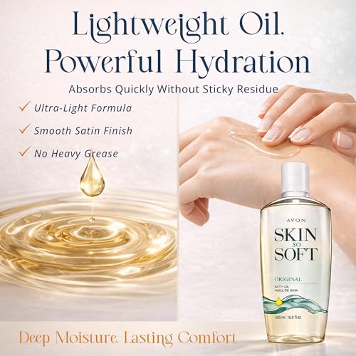 Avon Skin So Soft Original Bath Oil 16.9 oz