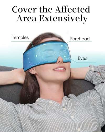 Cooling Gel Eye Mask for Puffy Eyes, Migraines & Headaches