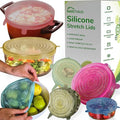 Reusable Silicone Stretch Lids 7-Pack – Universal Food-Grade Covers for Bowls, Cups, Jars (Multicolor)