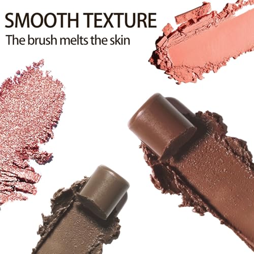 ADMD Dual-Tone Eyeshadow Stick - Champagne Gold & Silver Gray