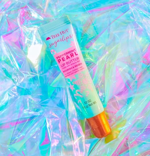 Tree Hut Sugarlips Peppermint Pearl Lip Butter, 0.52 fl oz