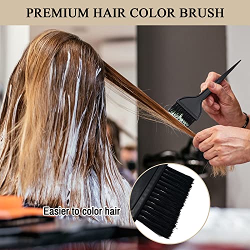 Hair Dye Application Brush and Mixing Bowl Set - 2 Brushes & Bowl