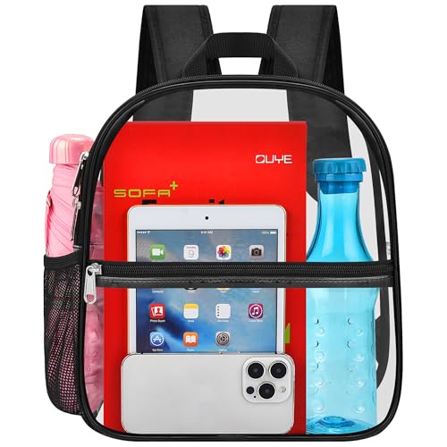 Oraben Stadium Approved Clear Backpack 12x6x11 inch