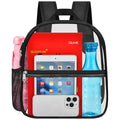 Oraben Stadium Approved Clear Backpack 12x6x11 inch
