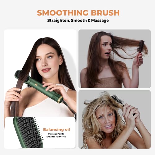 OKWRAP 5-in-1 Hot Air Styler & Blow Dryer Brush Set