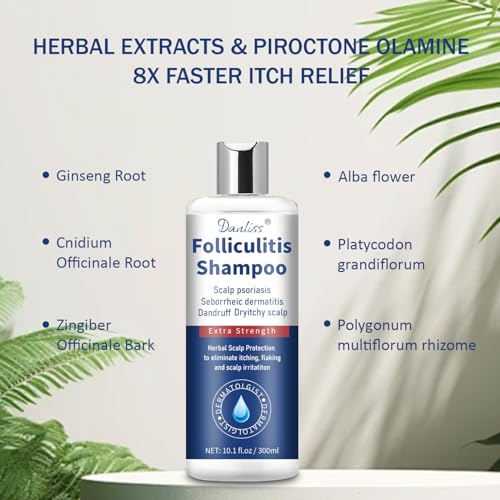 Sulfate Free Anti Fungal Shampoo for Folliculitis & Dandruff