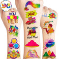 105 Pc Indian Holi Temporary Tattoos - Festival Party Favors