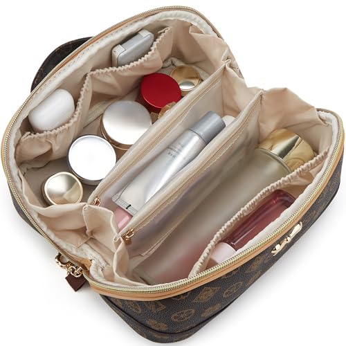 YTL Travel Makeup Bag 3-Piece Set - Waterproof Cosmetic Organizer