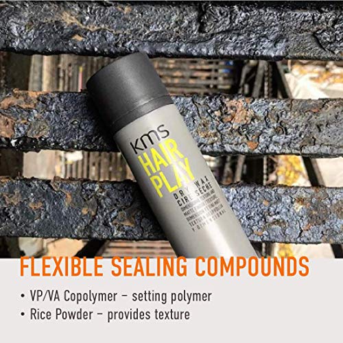 KMS HAIRPLAY Flexible Hold Texturizing Dry Wax Finishing Hairspray, 4.1 Oz