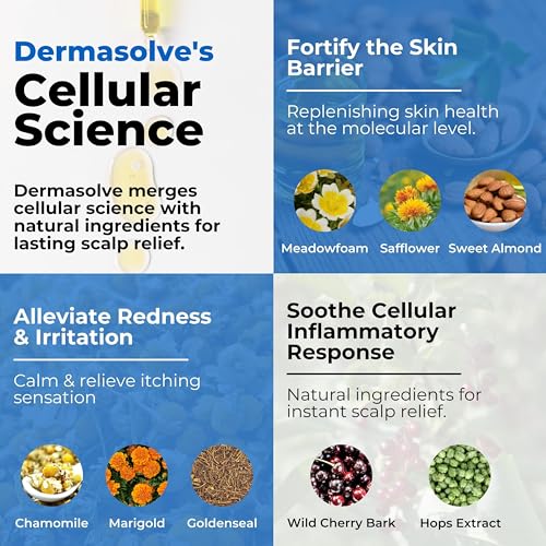 Dermasolve Scalp Oil - Psoriasis & Dandruff Relief, 4 oz