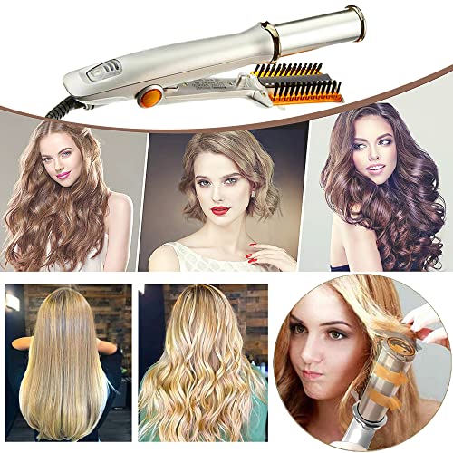 2-in-1 Hair Straightener and Curler with 3 Heat Settings