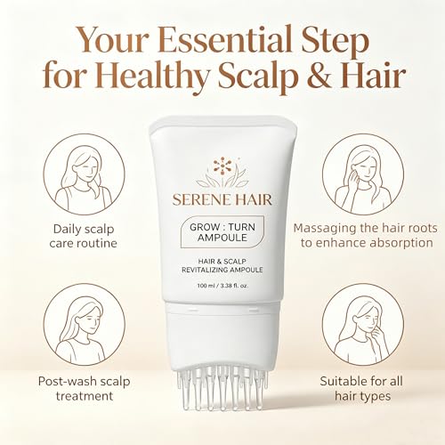 Serene Hair Revive Serum with Built-in Brush Applicator