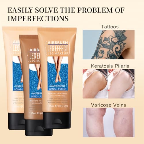 Waterproof Leg Makeup Concealer - Tattoo & Vein Cover