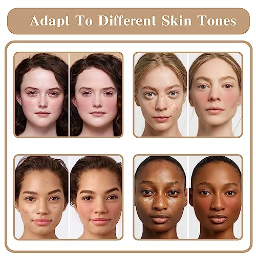 HOSAILY 12-Color Cream Blush & Concealer Palette - Long-Wear Makeup