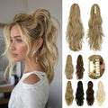 18" Claw Clip Ponytail Extension Wavy Synthetic Hair