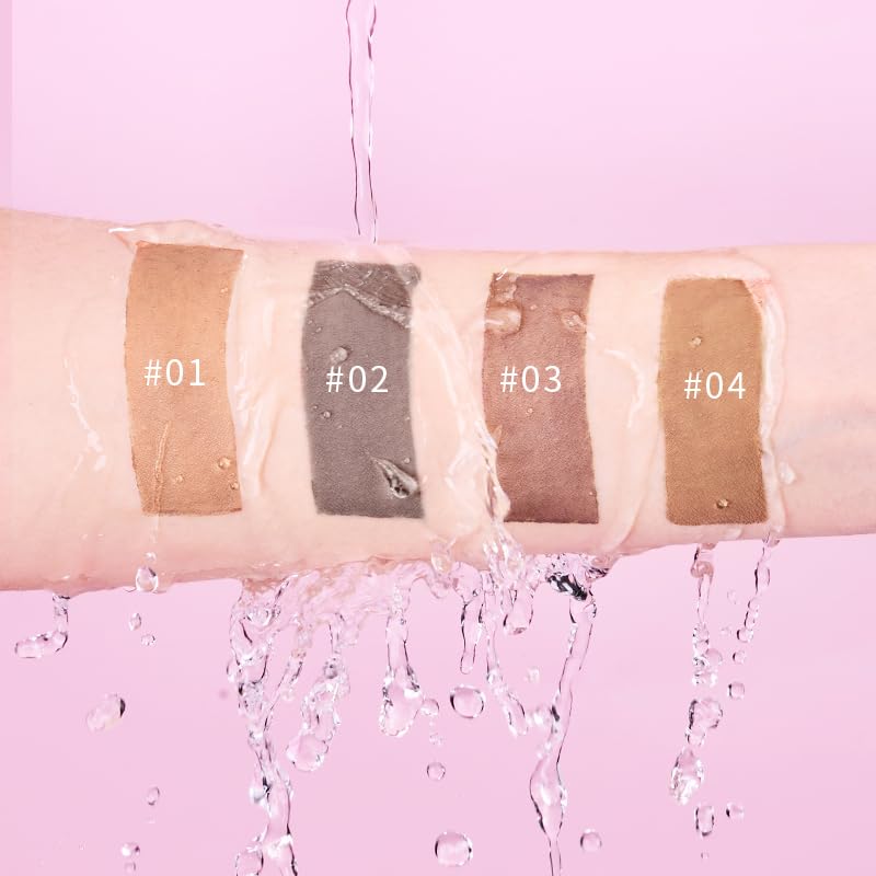 Eyebrow Tint Gel Set – 4 Colors, Waterproof Long-Lasting Brow Dye