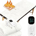 XOLLOZ Heated Massage Table Pad - 71" x 31" Sherpa Table Warmer