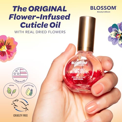 Blossom Cuticle Oil for Nails with Real Flowers - 0.5oz