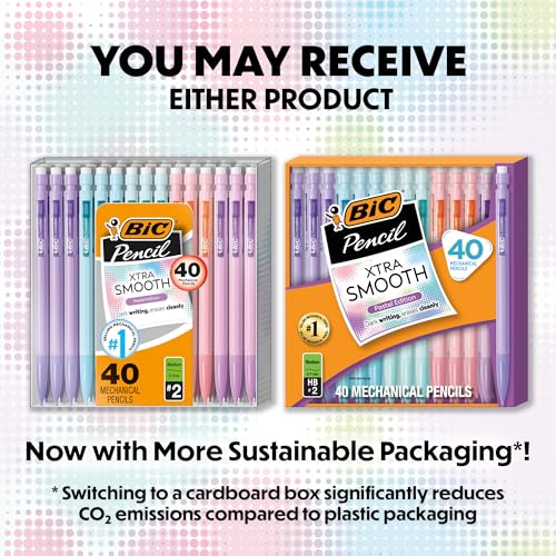 BIC Xtra-Smooth Mechanical Pencils 0.7mm, 40-Count Bulk Pack