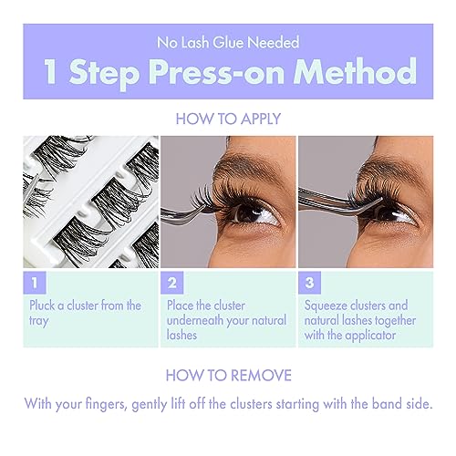 i-ENVY Press&Go Self-Adhesive Eyelashes - No Glue Needed