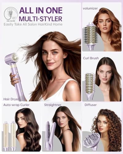 7-in-1 Hair Dryer Brush & Styler – Fast-Drying Ionic Tool