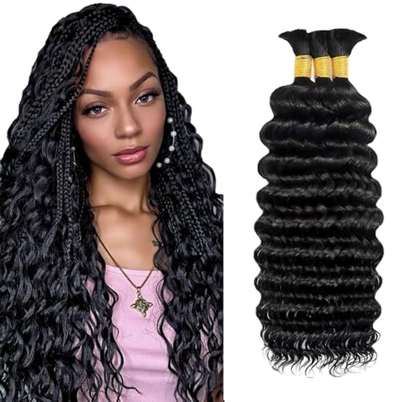 30 Inch 613 Blonde Human Hair Bundles - 3 Pack Deep Wave