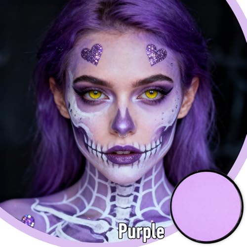 Purple Water-Based Face & Body Paint Stick – Waterproof, Full Coverage