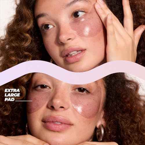 Vitamasques De-Puff Hydrogel Eye Pads with Lavender & Vegan Collagen, Under Eye Mask, Birthday Gifts For Women, Reduce Dark Circles, Puffy Eyes, Undereye Bags, Wrinkles - Under Eye Patches (Pack of 3)