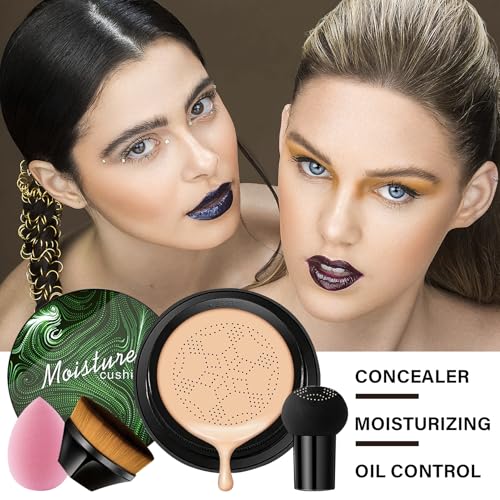 Mushroom Head Air Cushion CC Cream Foundation Set - Full Coverage