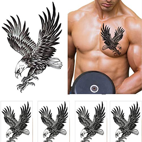 Eagle Temporary Tattoo Stickers Waterproof 2 Pack