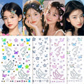 Festival Face Jewels Rhinestone Stickers - 4 Sets