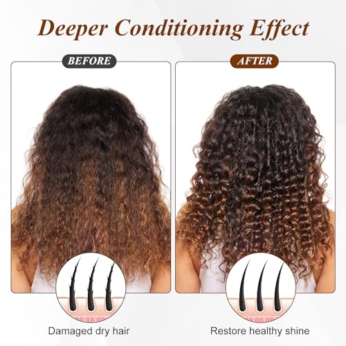 Heated Hair Steamer Cap with 10-Level Temperature & 3 Timer Settings