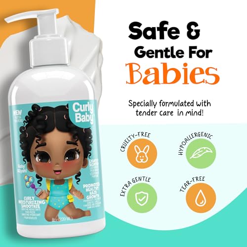 CurlyBaby Leave-In Conditioner - Curly Moisturizing Smoothie, 8oz