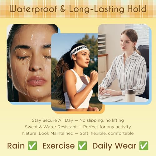 Self Adhesive Eyelashes Cluster Natural Look, 10-16mm Pre Glued Lash Clusters Multi-Day Wear Press on Lashes No Glue Needed, Reusable, DIY Eyelash Extensions for Daily Use