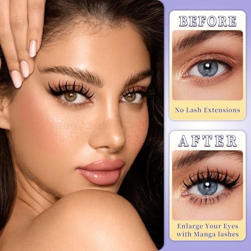 Wispy Eyelash Extension Kit 120pcs Clusters Lashes Natural DIY Lash Clusters Kit 9-17mm with Bond and Seal, Lash Remover - Water-resistant, Helps Reduce Clumping, 0.05mm Ultra-thin Fiber Shape