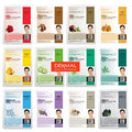 DERMAL 12 Combo Pack Collagen Essence Korean Face Mask Best Value Set - Hydrating & Soothing Facial Mask with Panthenol - Hypoallergenic Sheet Mask for All Skin Types - Natural Home Spa Treatment Mask