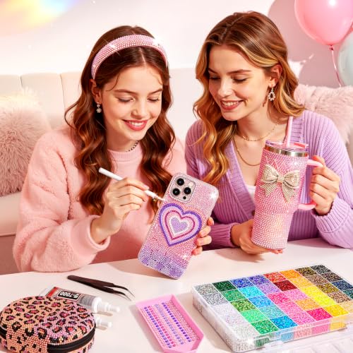 40,000 Pcs Bedazzling Rhinestone Kit with B7000 Glue & Tools