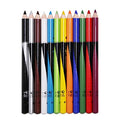 12-Color Waterproof Multi-Use Eyeliner Pencil Set